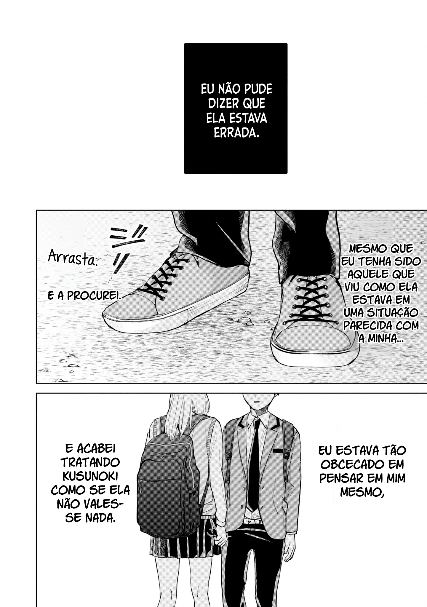 Kusunoki Fracassou em Estrear no Ensino Médio Capitulo 5 Pagina 17