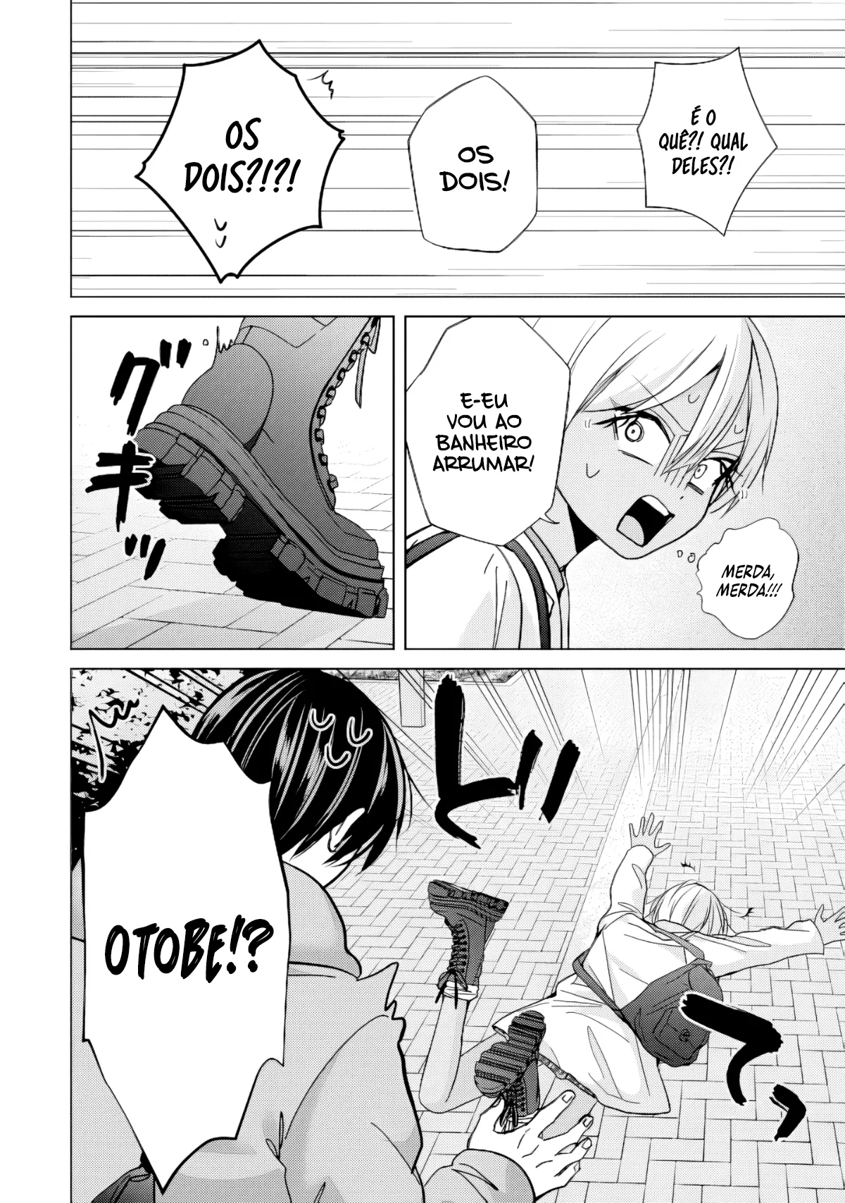 Kusunoki Fracassou em Estrear no Ensino Médio Capitulo 50 Pagina 15