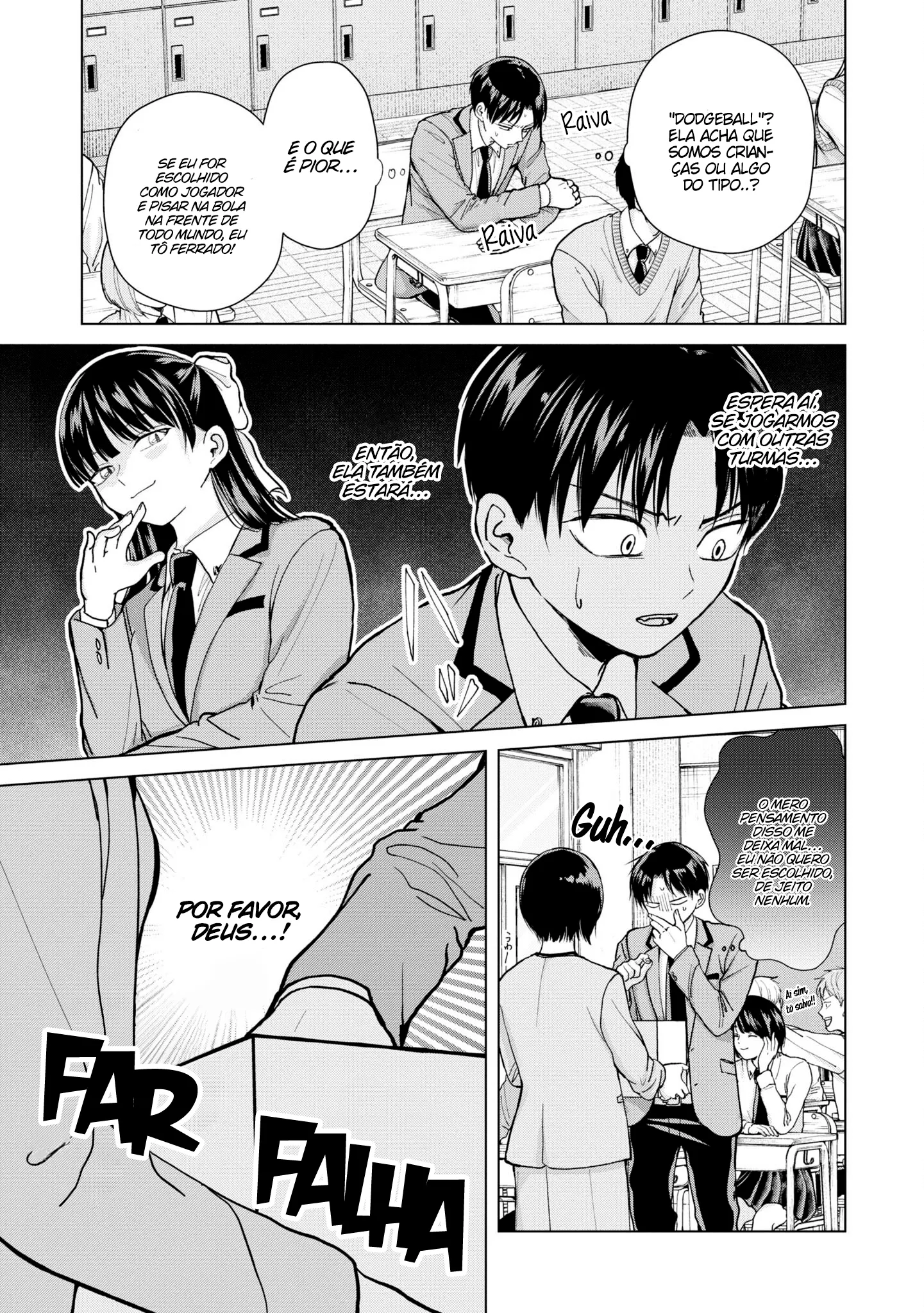 Kusunoki Fracassou em Estrear no Ensino Médio Capitulo 6 Pagina 4