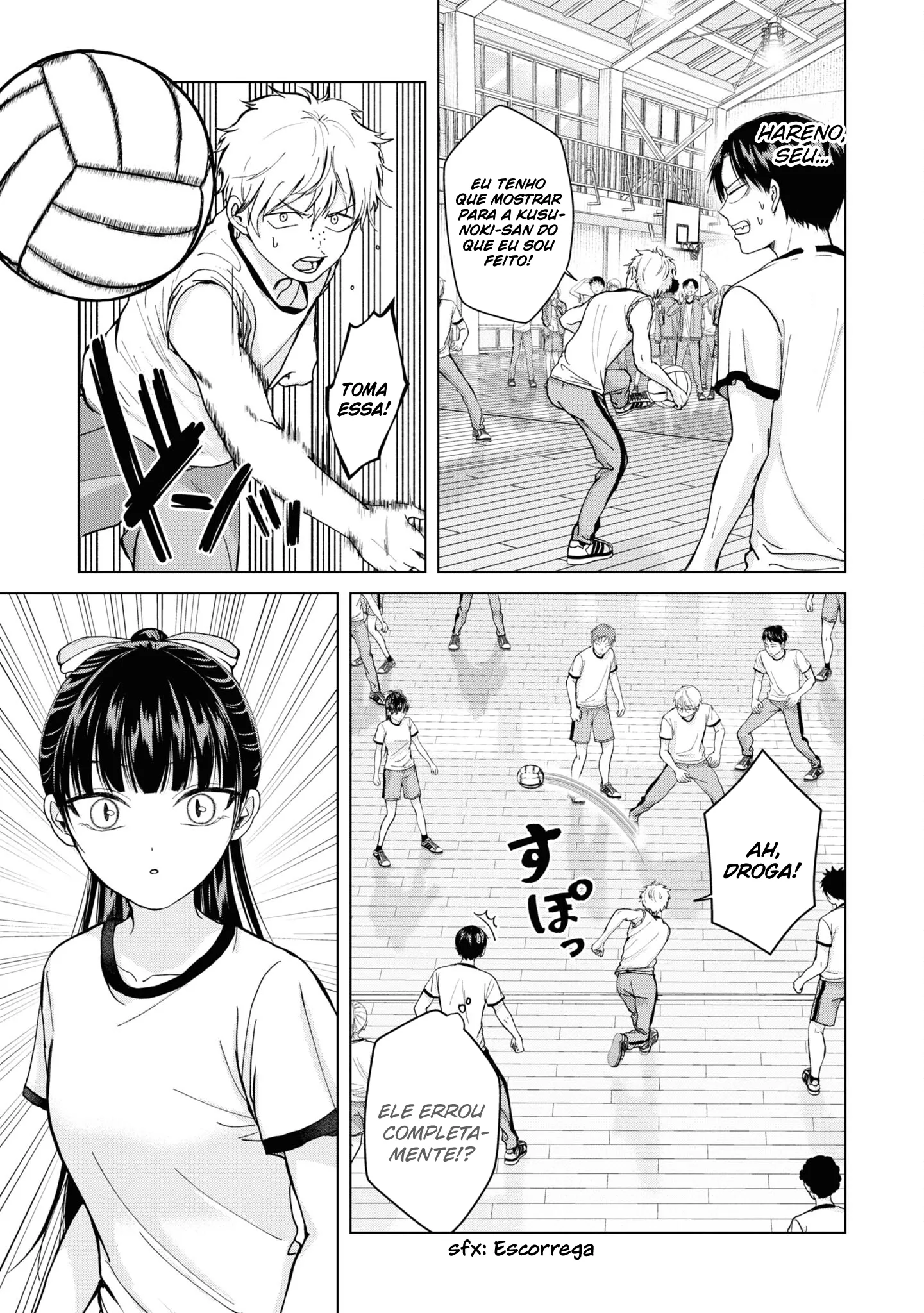 Kusunoki Fracassou em Estrear no Ensino Médio Capitulo 7 Pagina 4