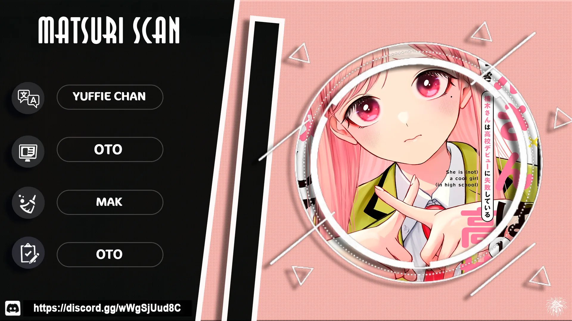 Kusunoki Fracassou em Estrear no Ensino Médio Capitulo 8 Pagina 1