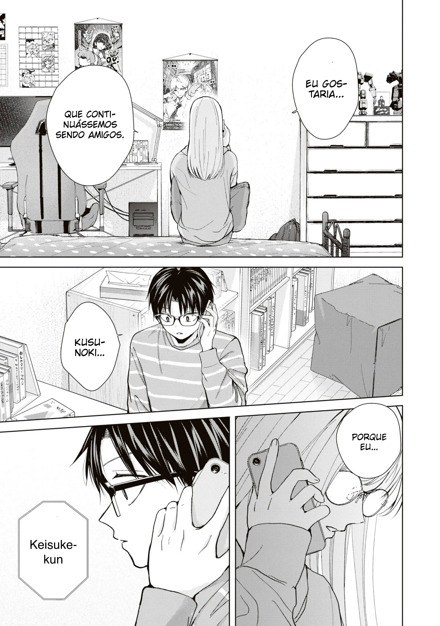 Kusunoki Fracassou em Estrear no Ensino Médio Capitulo 8 Pagina 10