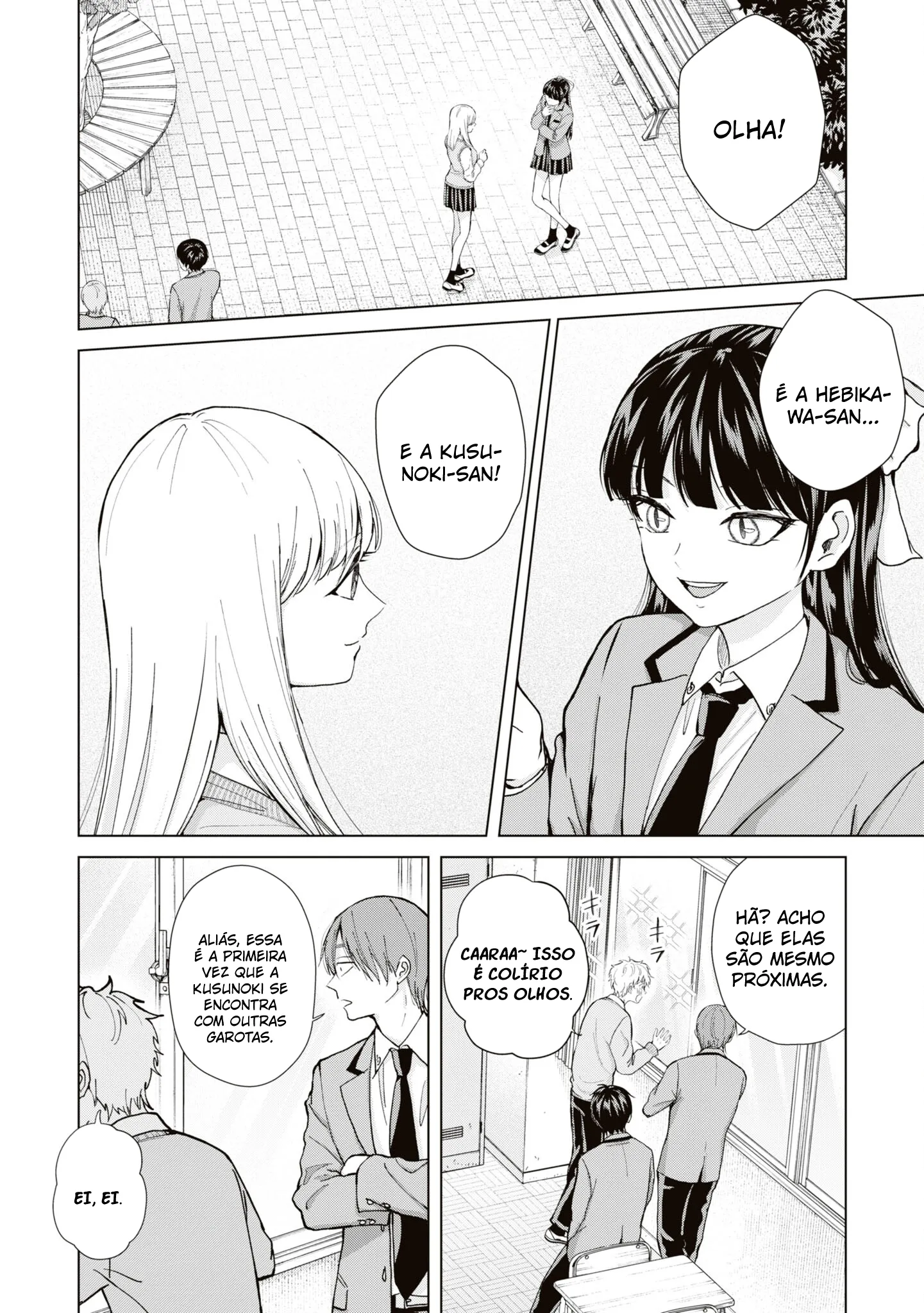 Kusunoki Fracassou em Estrear no Ensino Médio Capitulo 9 Pagina 5