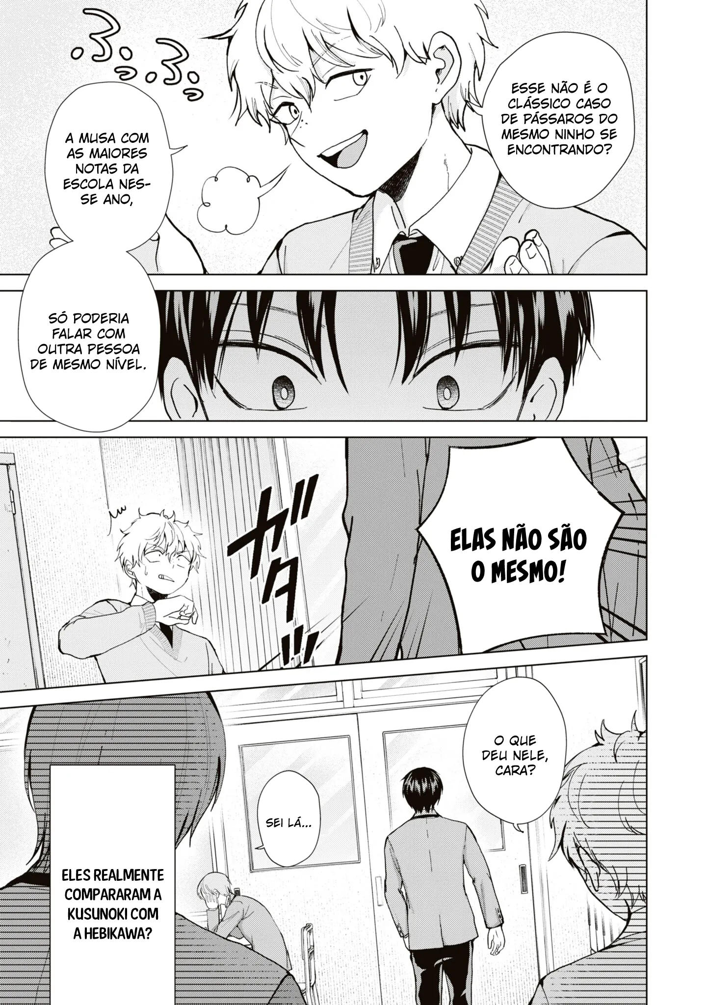 Kusunoki Fracassou em Estrear no Ensino Médio Capitulo 9 Pagina 6