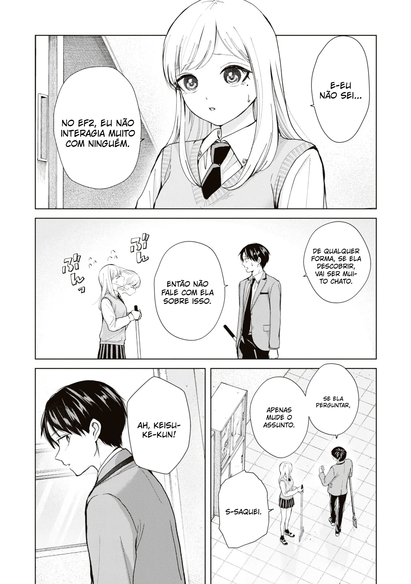 Kusunoki Fracassou em Estrear no Ensino Médio Capitulo 9 Pagina 11