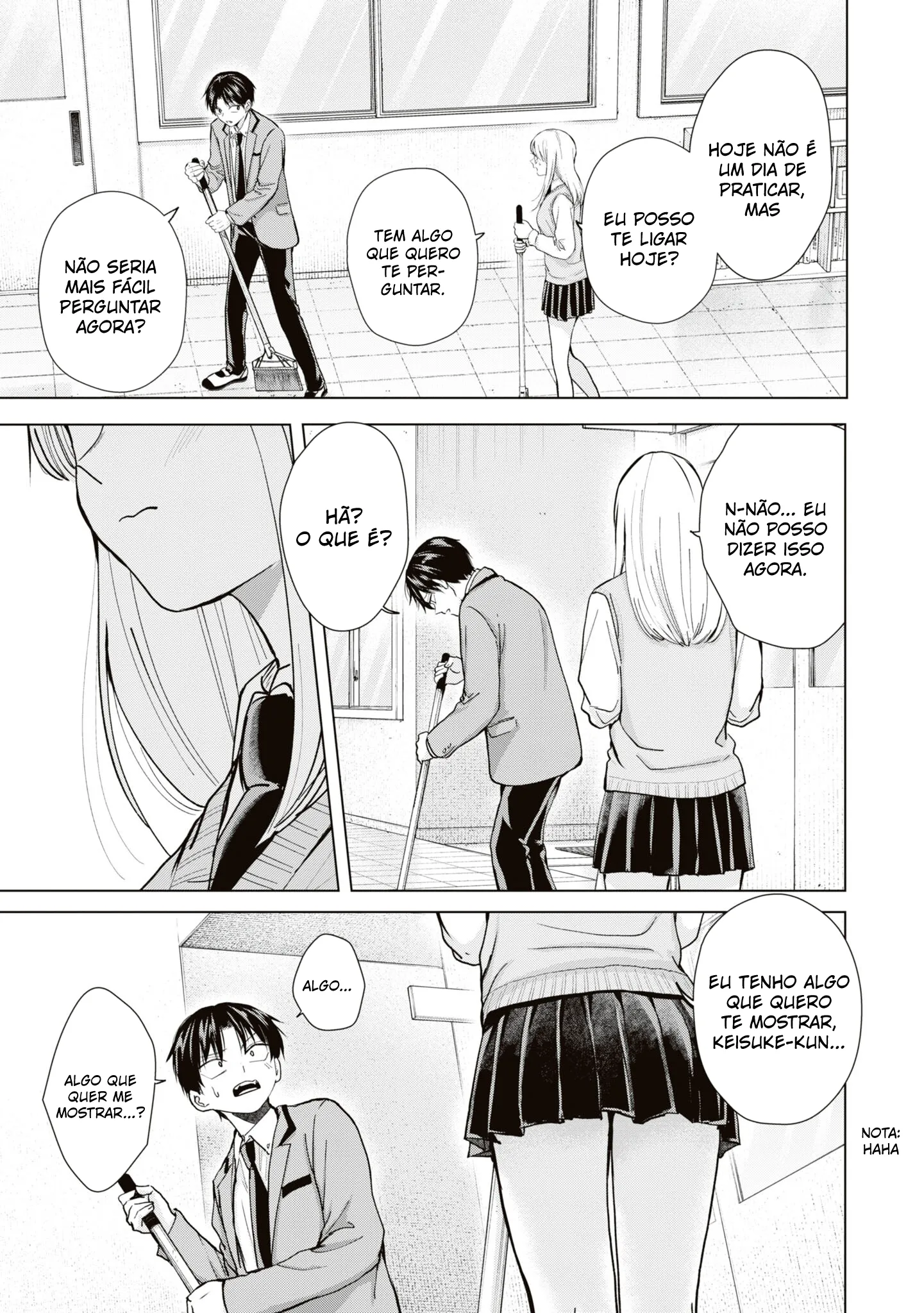 Kusunoki Fracassou em Estrear no Ensino Médio Capitulo 9 Pagina 12