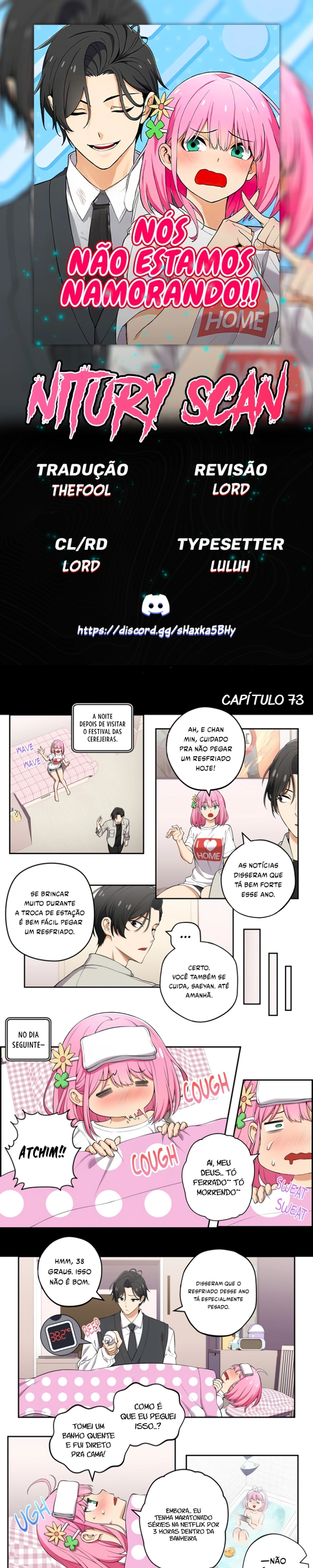 Nós não estamos namorando!! Capitulo 73 Pagina 1