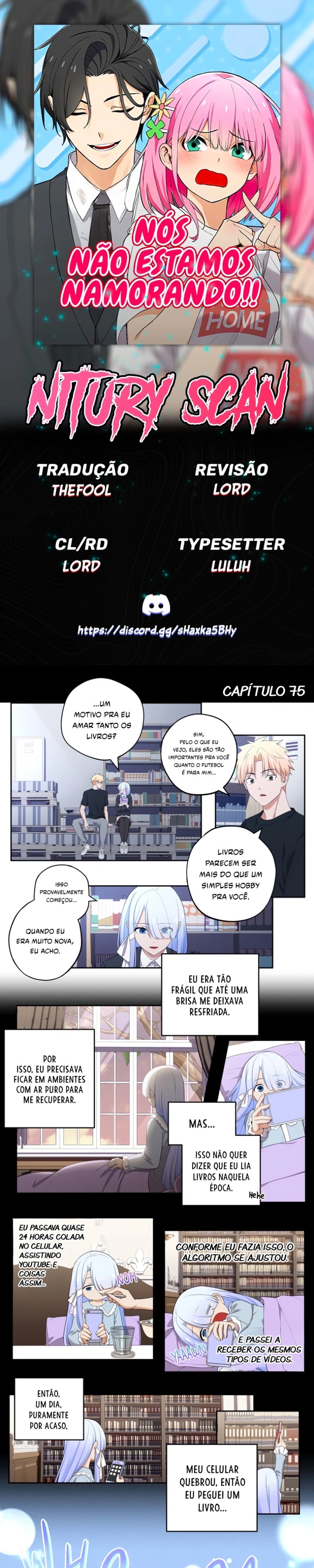 Nós não estamos namorando!! Capitulo 75 Pagina 1