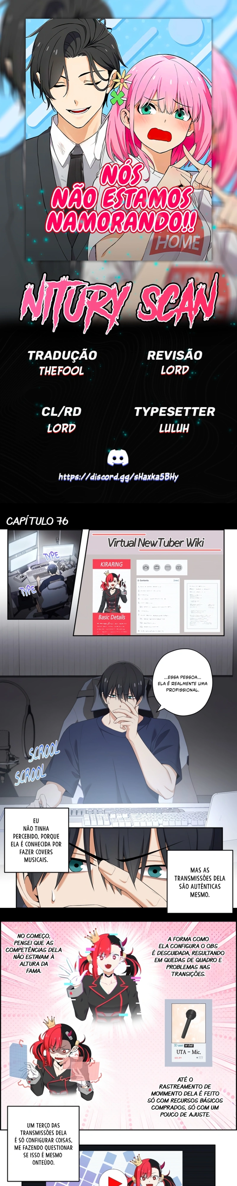 Nós não estamos namorando!! Capitulo 76 Pagina 1