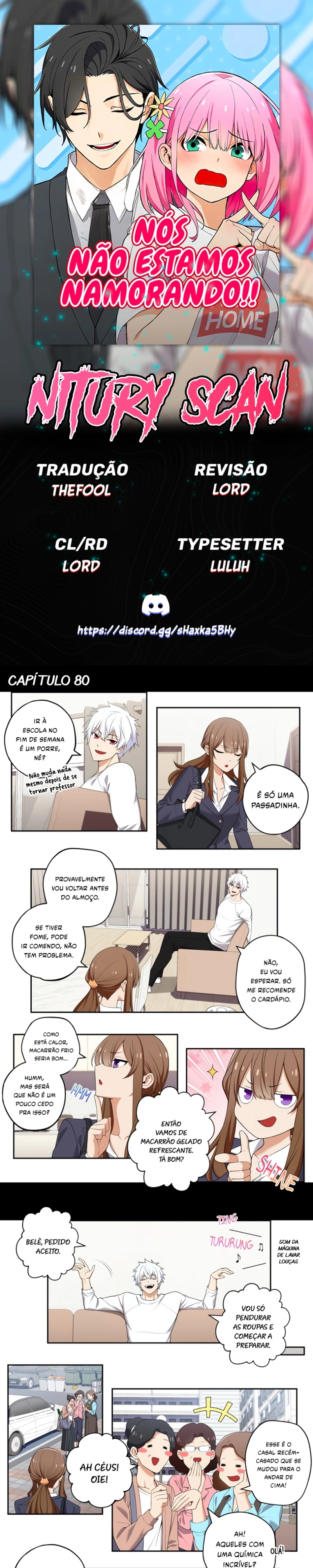 Nós não estamos namorando!! Capitulo 80 Pagina 1