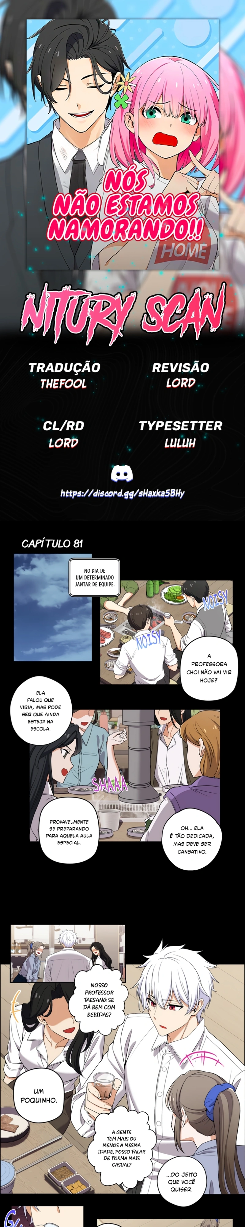 Nós não estamos namorando!! Capitulo 81 Pagina 1