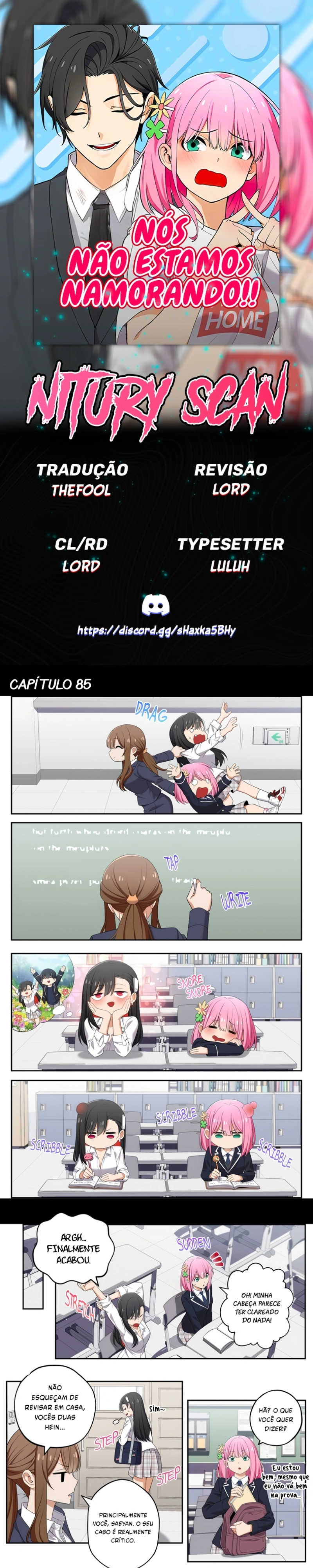 Nós não estamos namorando!! Capitulo 85 Pagina 1