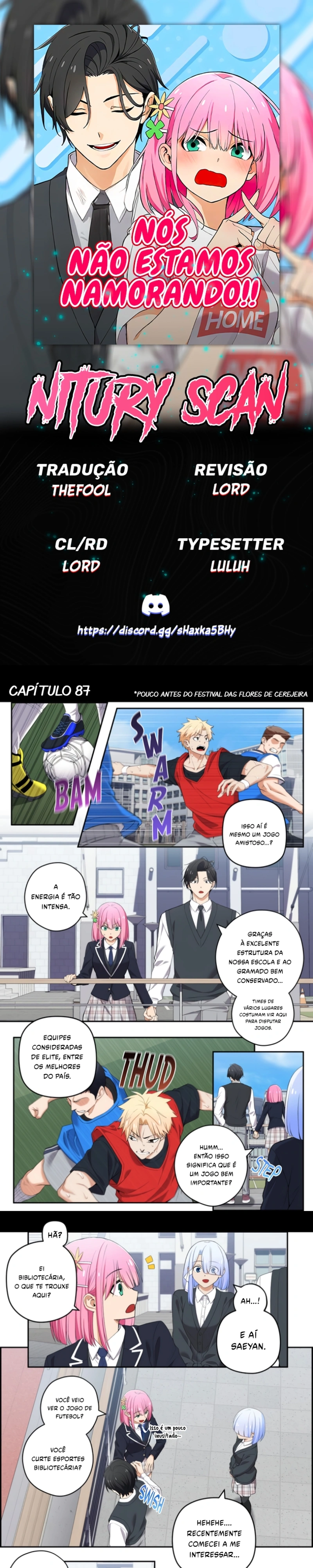 Nós não estamos namorando!! Capitulo 87 Pagina 1