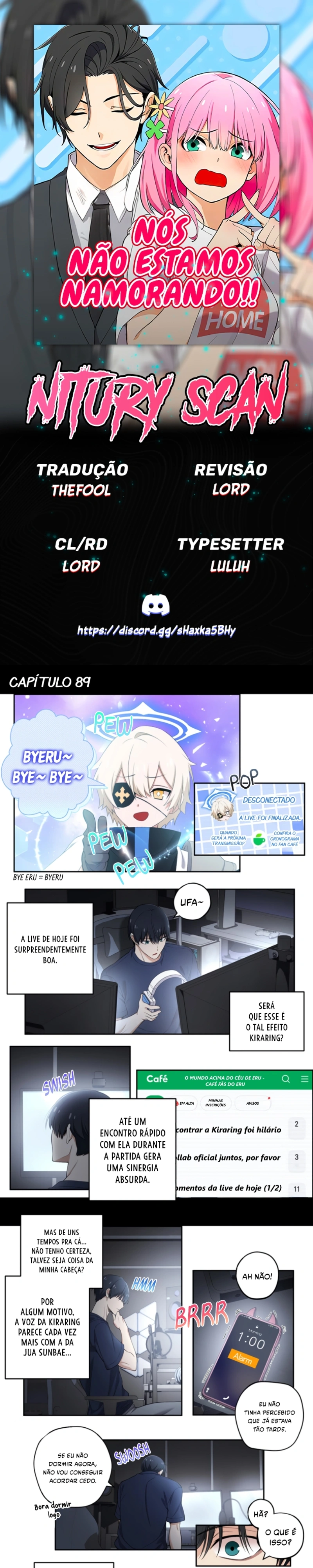 Nós não estamos namorando!! Capitulo 89 Pagina 1