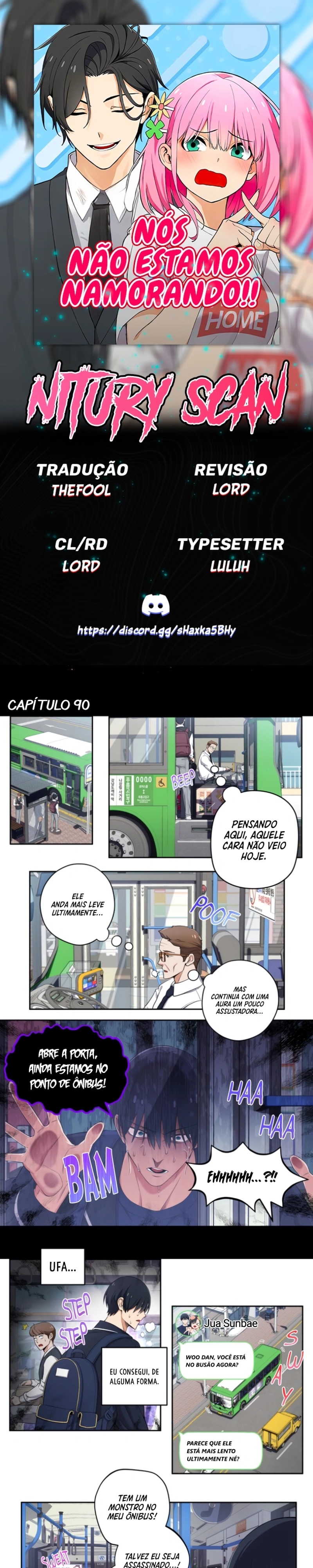 Nós não estamos namorando!! Capitulo 90 Pagina 1