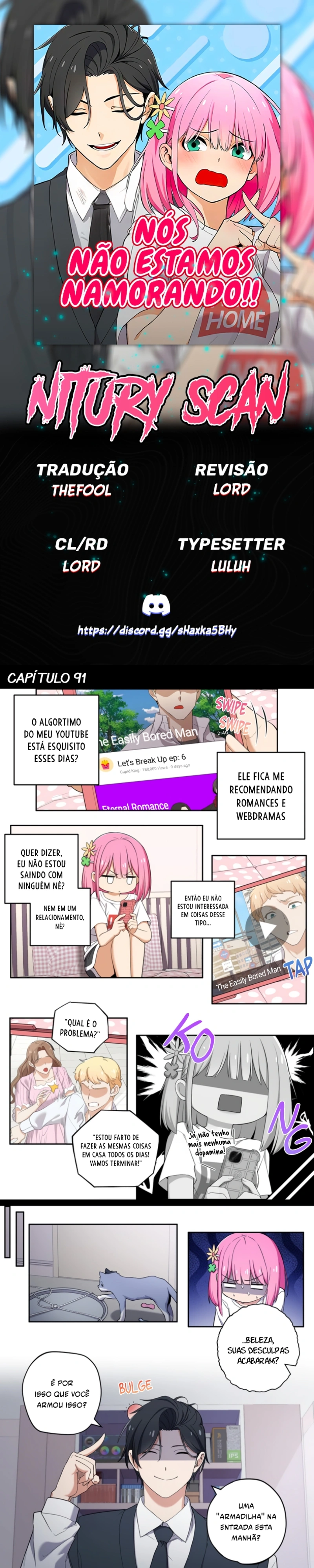 Nós não estamos namorando!! Capitulo 91 Pagina 1