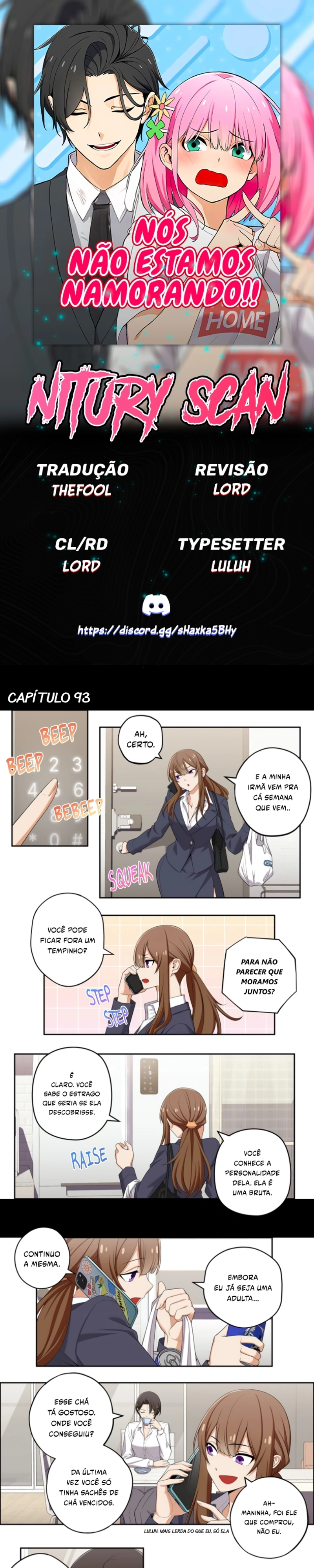 Nós não estamos namorando!! Capitulo 93 Pagina 1