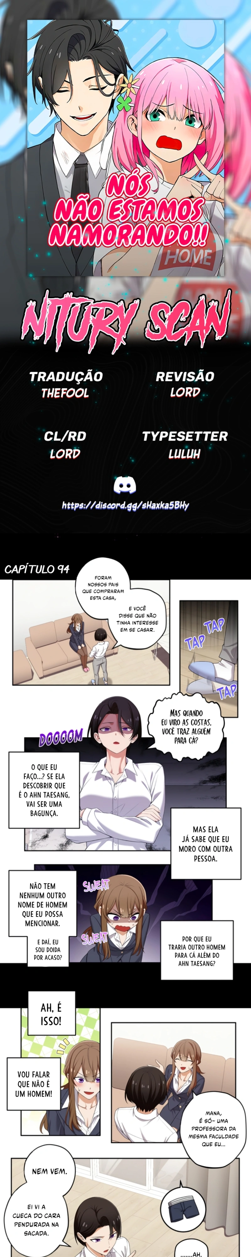 Nós não estamos namorando!! Capitulo 94 Pagina 1