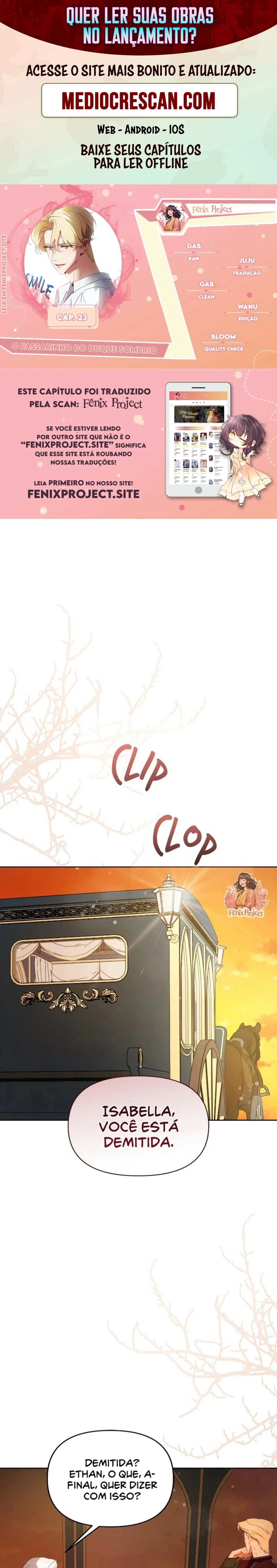 O Passarinho Do Duque Sombrio Capitulo 23 Pagina 1