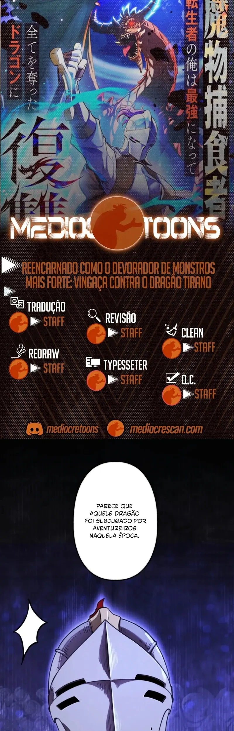 Reencarnado Como o Devorador de Monstros Mais Forte: Vingança Contra o Dragão Tirano Capitulo 24 Pagina 1