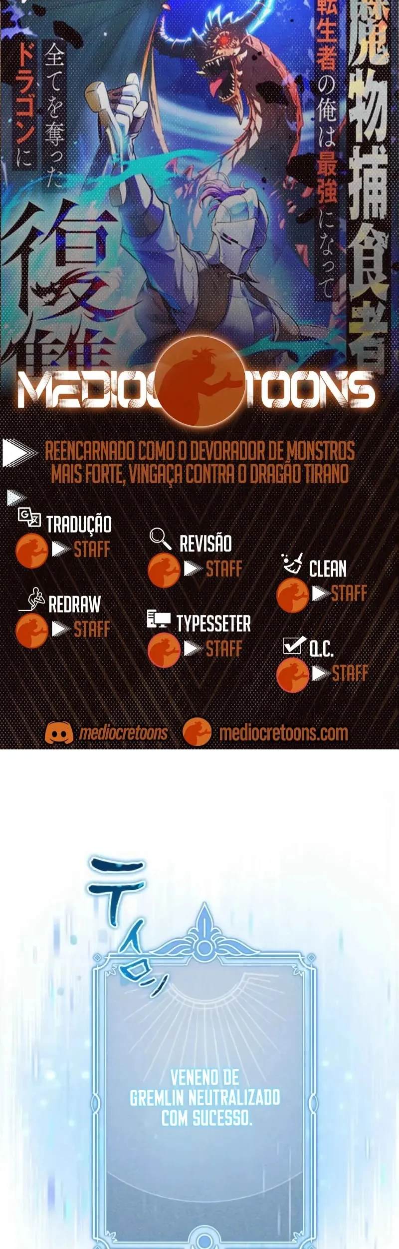 Reencarnado Como o Devorador de Monstros Mais Forte: Vingança Contra o Dragão Tirano Capitulo 6 Pagina 1